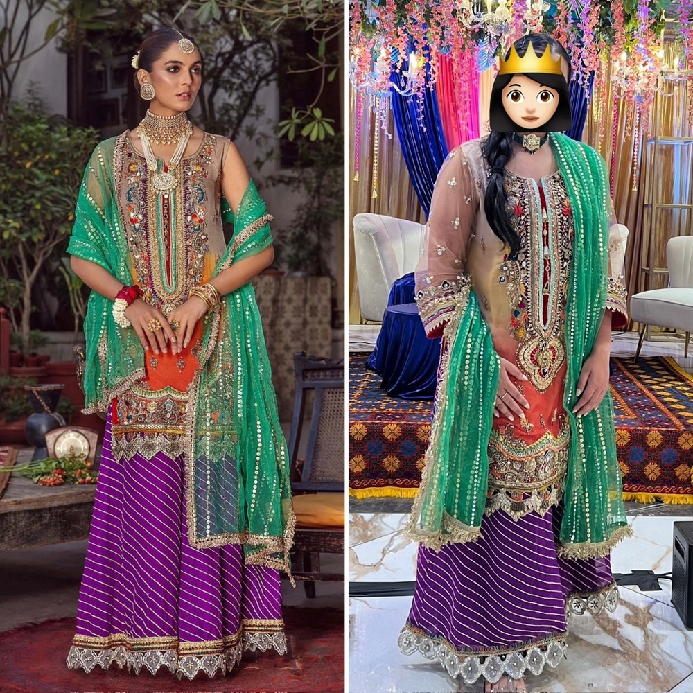 Khuda Baksh | Pakistani Designer Embroidered Gharara